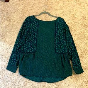 Loft peplum Blouse